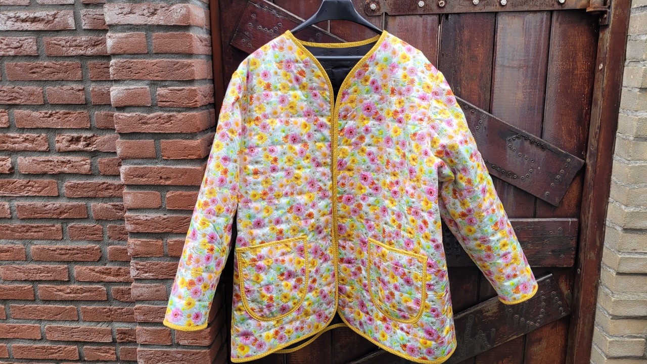 Gewatteerd jasje vest Junna van Bel Etoile patterns