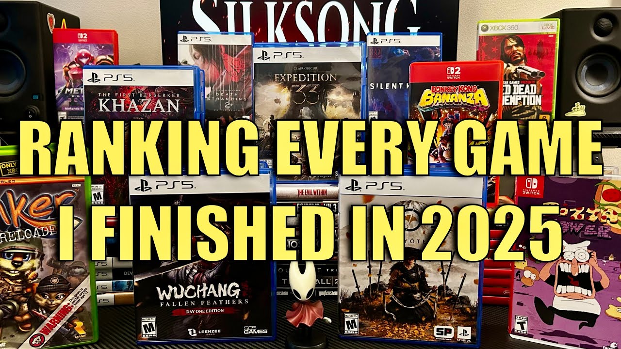 Ranking EVERY Game I Finished in 2025