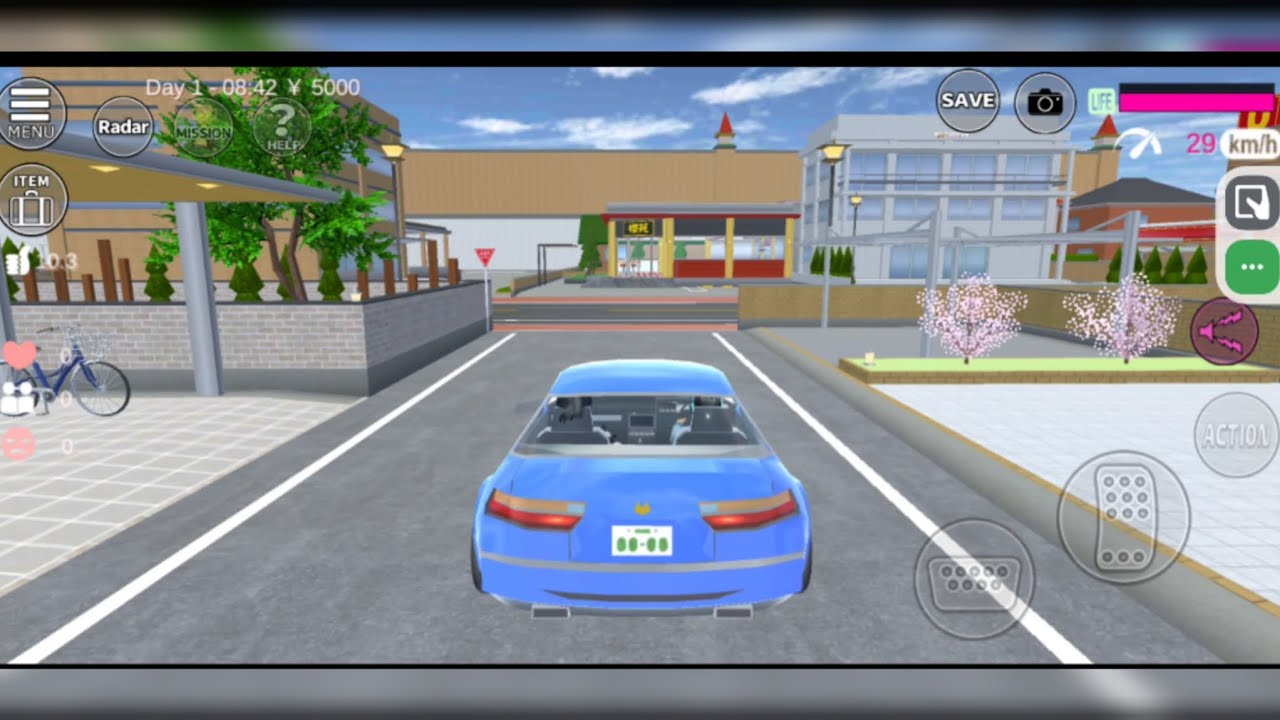 Boy and girl long drive enjoy moment How to make Beautiful attractive Gown 👗🤩 in Sakura Simulator ❤️