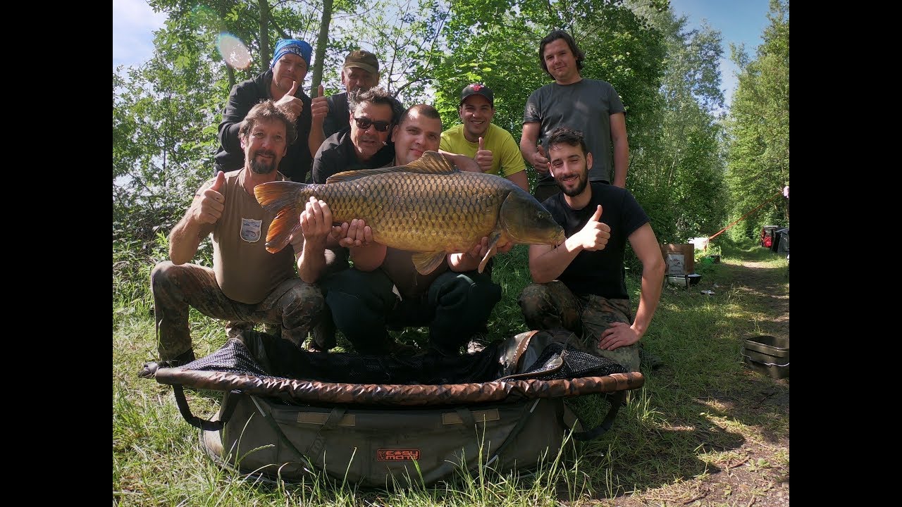 Karpfen Angeln am Baggersee Mai 2018