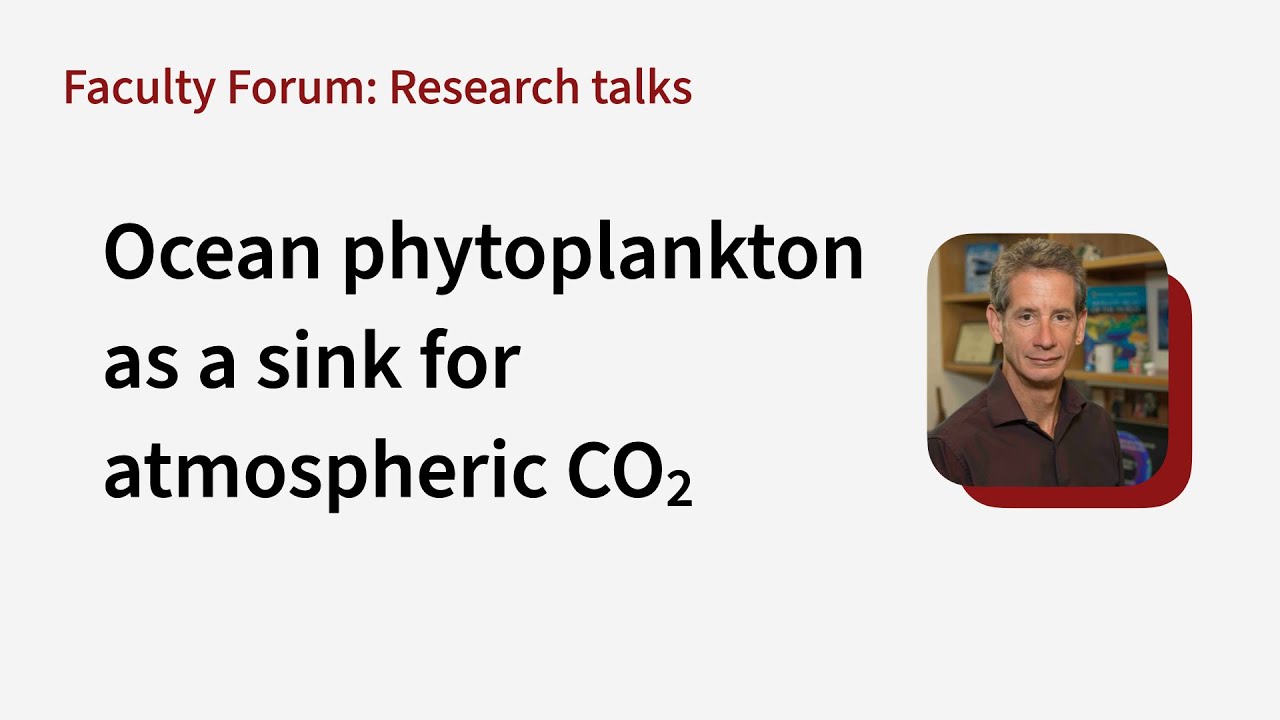 Kevin Arrigo: Ocean phytoplankton as a sink for atmospheric CO2