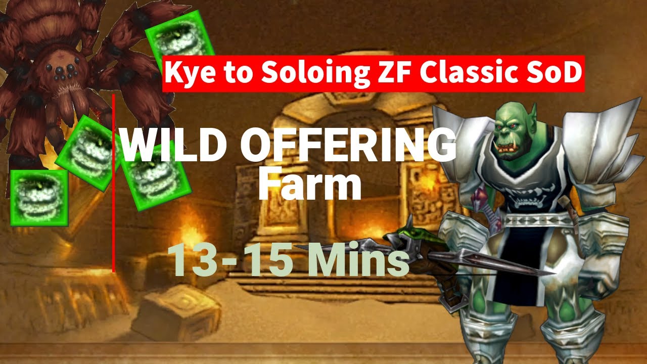 WoW Classic Season of Discovery (SoD) - Hunter - Solo Wild Offering - Zul'Farrak Phase 3