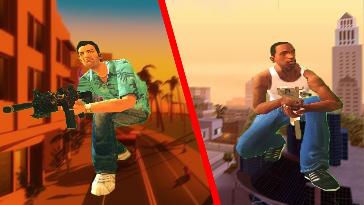 CJ SE ENCUENTRA CON TOMMY VERCETTY - CJ y La SAGA GTA (cap 1)
