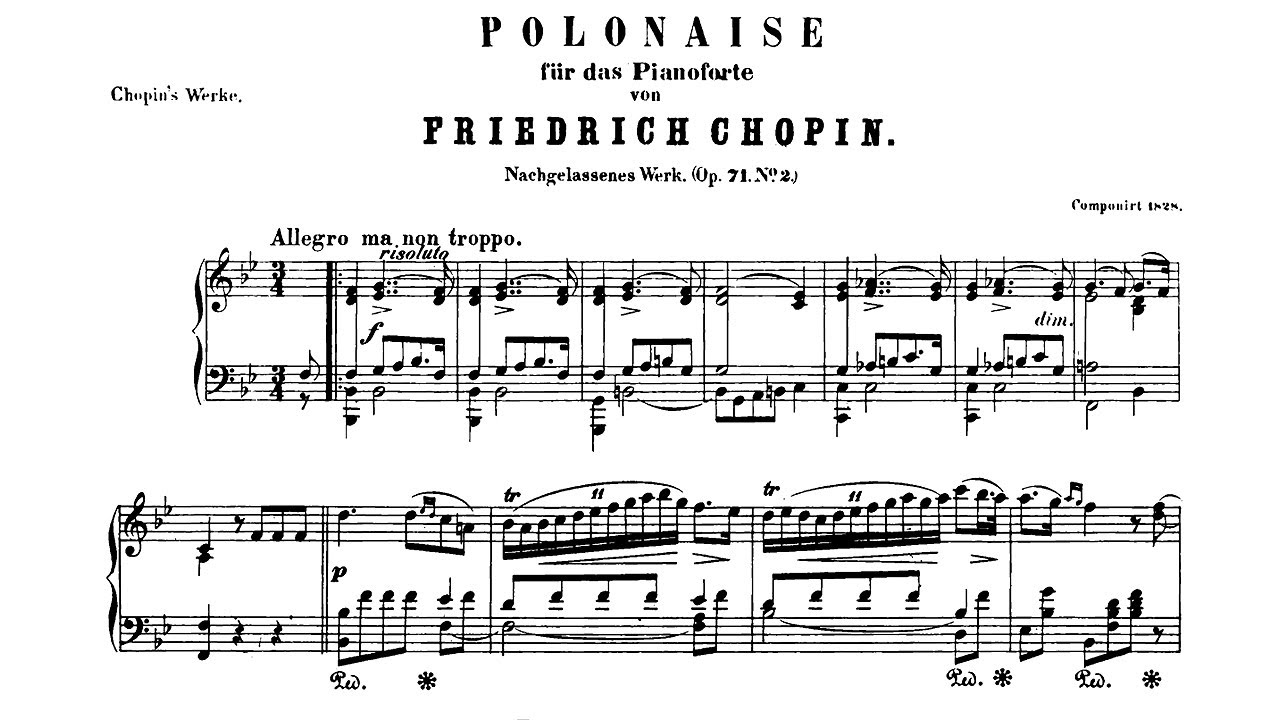 Chopin: Polonaise in B flat major Op. 71 No. 2 - - Peter Frankl, 1965 - VOX SVUX 52024