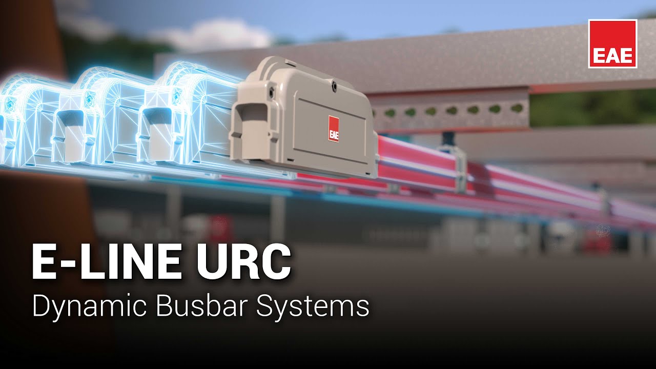 Установка шинопровода E-Line URC для троллейбусов | EAE Electric