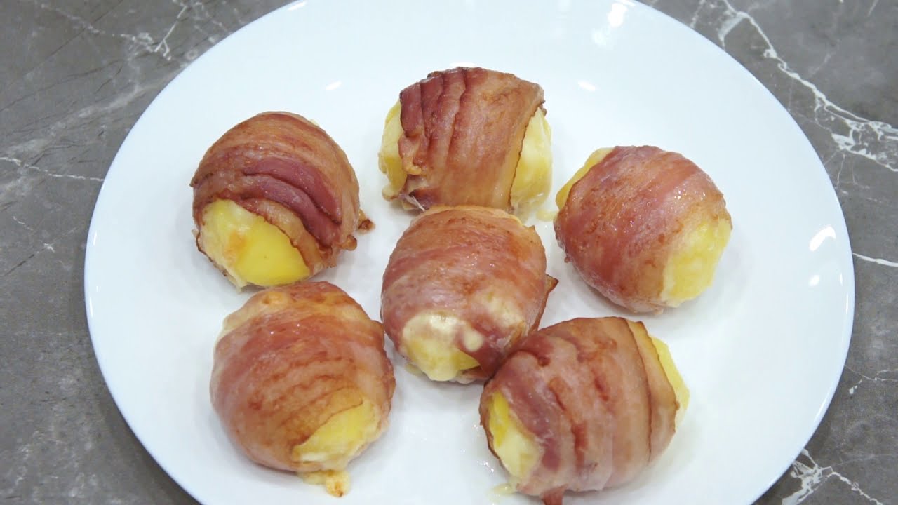 Ofenkartoffeln mit Bacon und K&ouml;se.