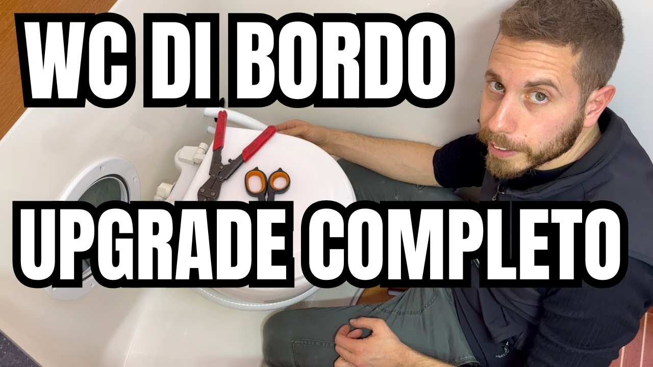 Sostituzione base tazza e motore WC in barca