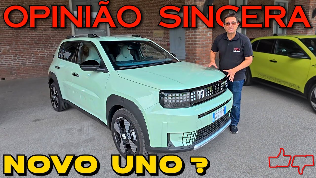 Novo Fiat UNO? Conheça o Panda, carro BARATO, pequeno, FUTURISTA e que pode vir para o BRASIL! Teste