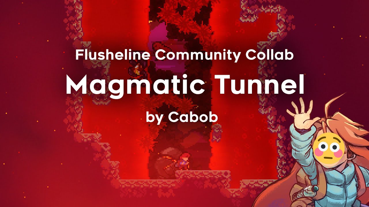 Celeste Flusheline Community Collab - Magmatic Tunnel by Cabob (Full Clear)