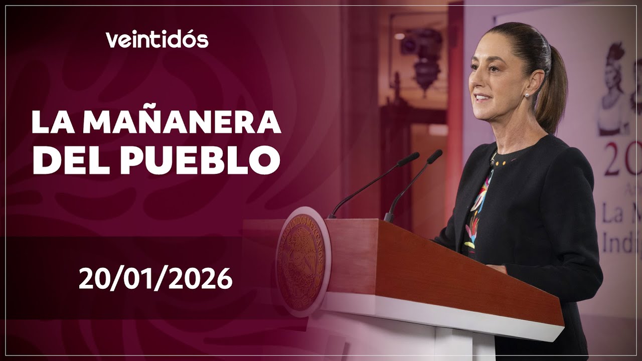 🇲🇽 #EnVivoAhora | Sigue #LaMañaneraDelPueblo este martes 20 de enero de 2026