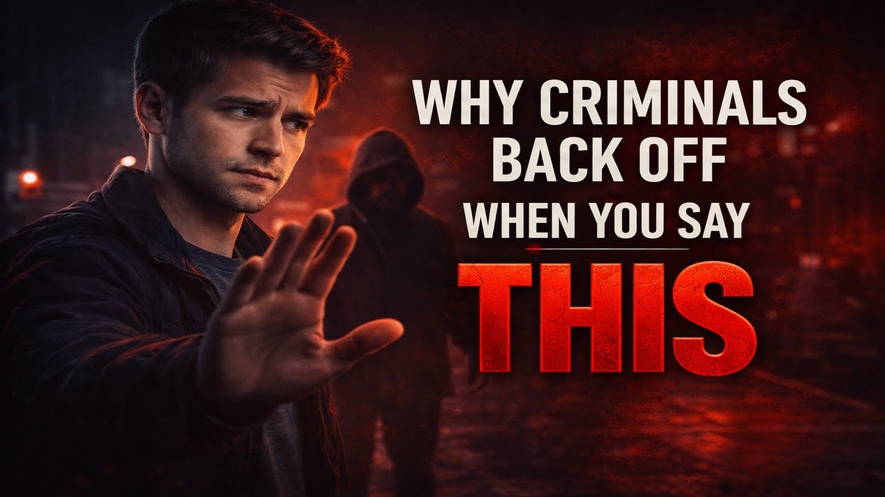 Why Criminals Back Off When You Say THIS One Thing | Criminal Psychology Explained