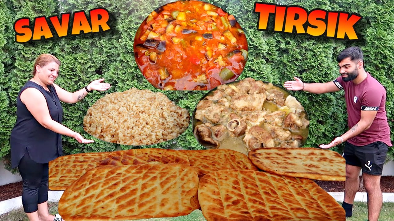 KURDISCH TRADITIONELLES ESSEN | SAVAR & TIRSHIK 🤤 MAMA MACHT DAS LECKERSTEN BROT 😍