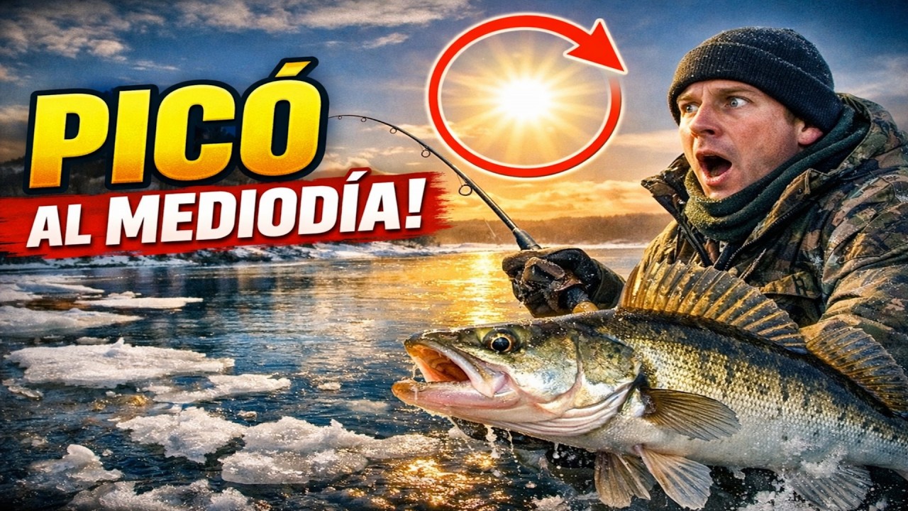 Deja de pescar al amanecer: La HORA SECRETA de la lucioperca trofeo en enero