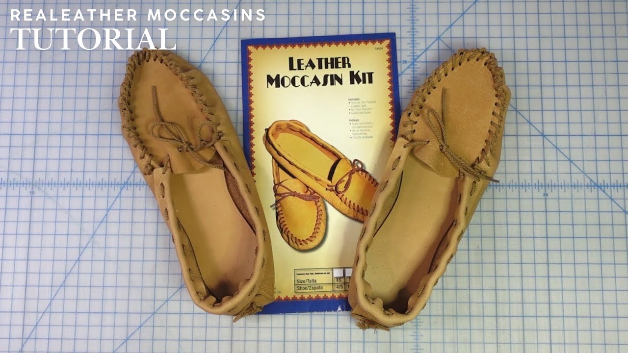 How to Make Moccasins with Realeather's Kit | Step-by-Step Tutorial for Beginners