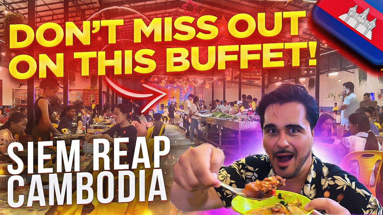 Living In Cambodia as an Expat is Unbelievably Cheap! Best Live Band Buffet Restaurant in Siem Reap!