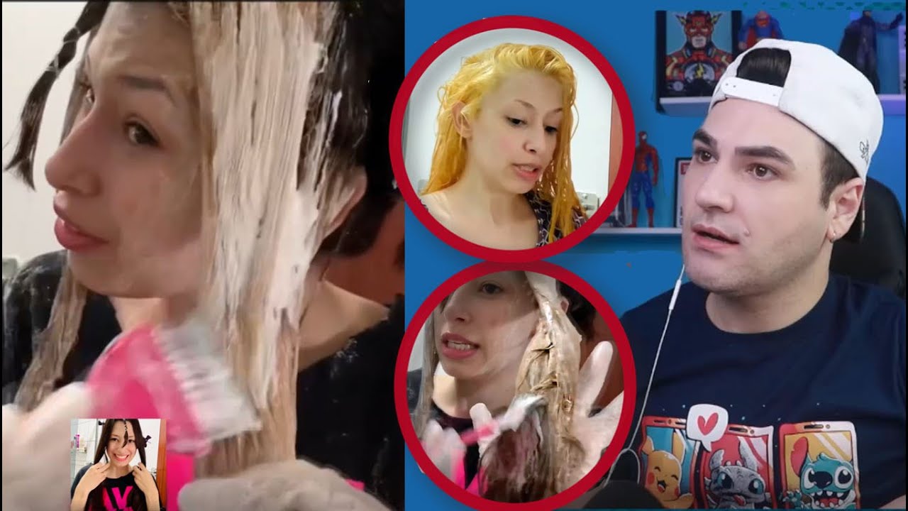 ELA FEZ DESCOLORAÇÃO GLOBAL NO CABELO ENORME | MEU DEUS, QUE CORAGEM!