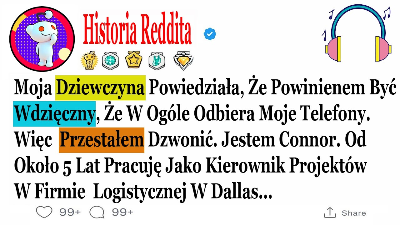 Moja Dziewczyna Powiedziała, Że Powinienem Być Wdzięczny, Że W Ogóle Odbiera Moje Telefony. Więc....