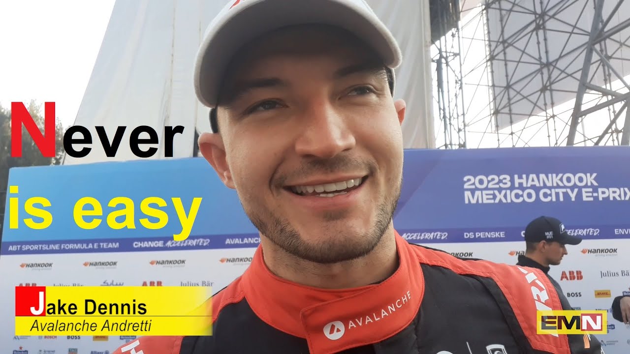 Never is easy said the winner Jake Dennis - Electric Motor News Mexico City E-Prix