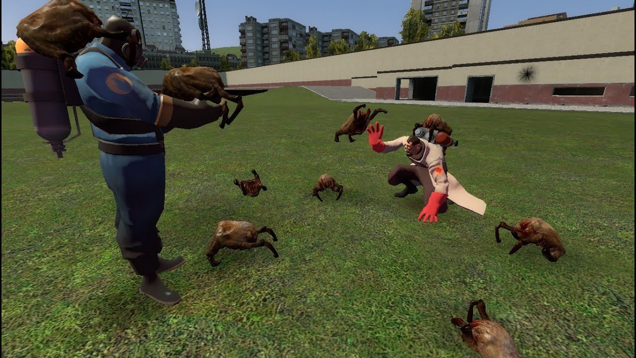 Trying to get through Ravenholm as Medic