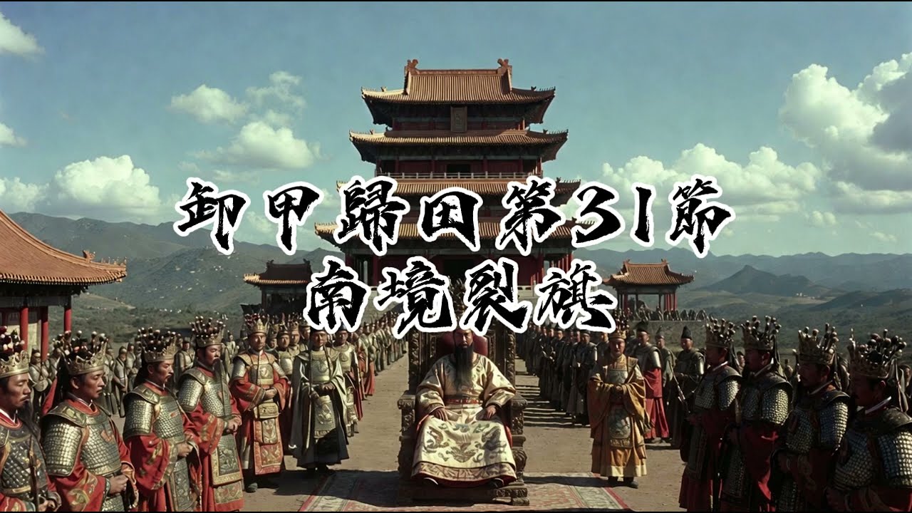 31卸甲歸田系列，多為史詩曲風，以戰爭為題材，目的是讓人深省戰爭，並願天下永無戰事。此曲南境裂旗，希望各位能喜歡。Excelente música con IA、Epic genre、AI音樂。