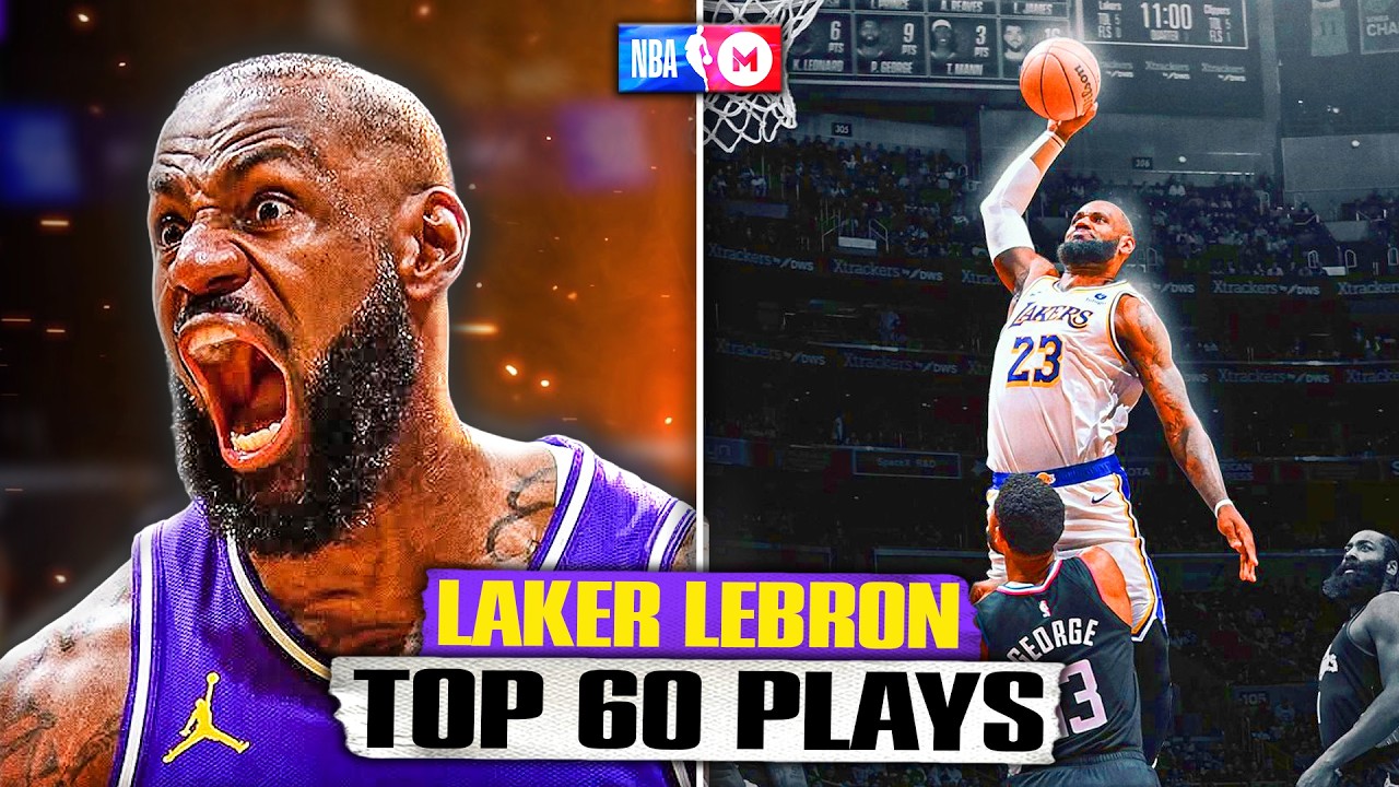 LeBron James' TOP 60 PLAYS with the Lakers! 👑🔥