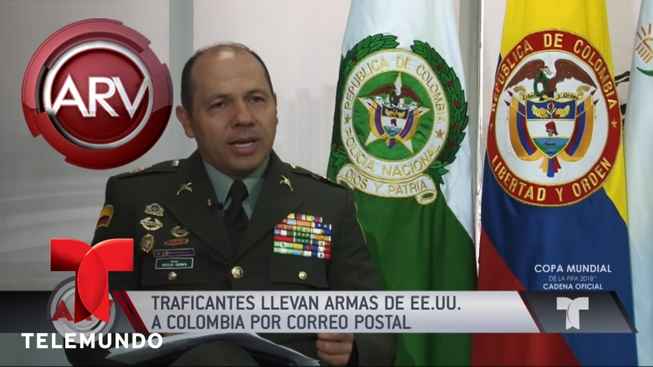 Traficantes llevan armas de EE.UU. por correo postal | Al Rojo Vivo | Telemundo