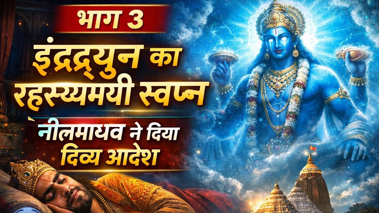 “राजा इंद्रद्युम्न का रहस्यमयी स्वप्न 😱 | नीलमाधव ने दिया दिव्य आदेश | Jagannath History Day 3”