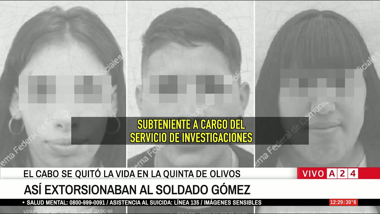 🔴 ASÍ EXTORSIONABAN AL CABO QUE SE QUITÓ LA VIDA EN LA QUINTA DE OLIVOS