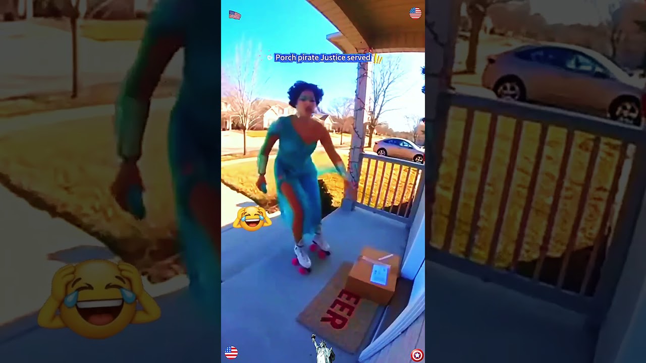 “They tried to steal the package and got invited to the color festival 🤯😱👀 After the Knock.”