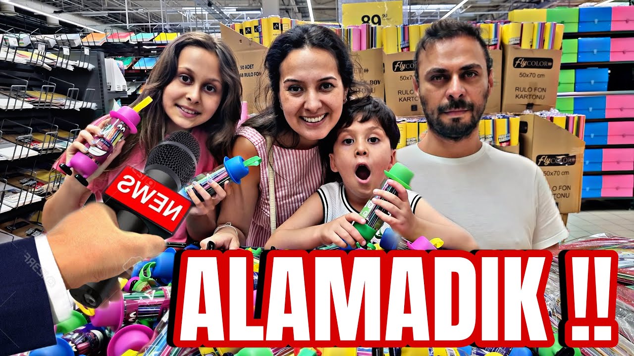 Erken Okul Alışverişine gittik,  Rüya Muhabir Oldu !