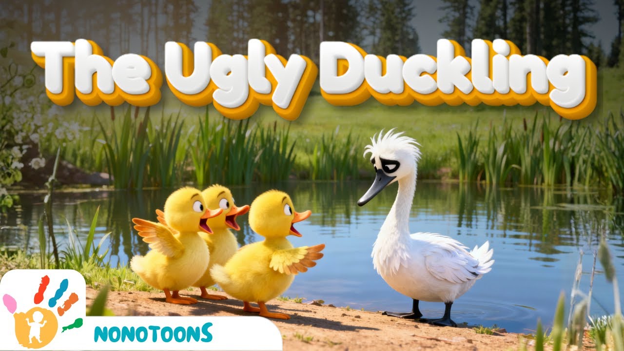 The Ugly Duckling Story 🦢 | Moral Story for Kids | Bedtime Fairy Tales