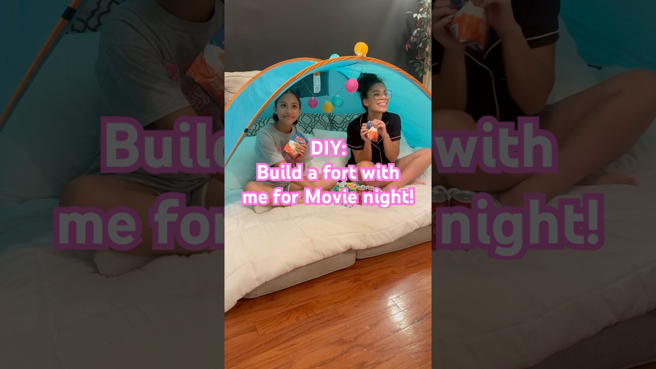 DIY: Let’s build a fort for movie night #diy #craftyhome #crafty #