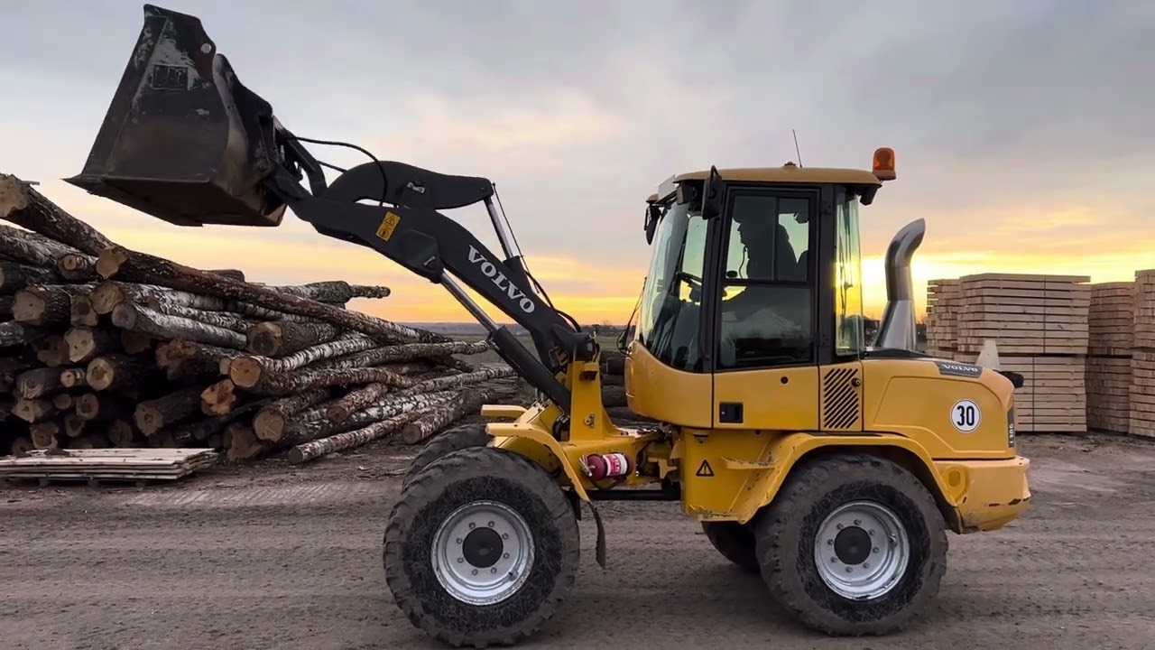 Test Ładowarka Volvo L30G rok 2014, maszyny budowlane tel 885-585-279