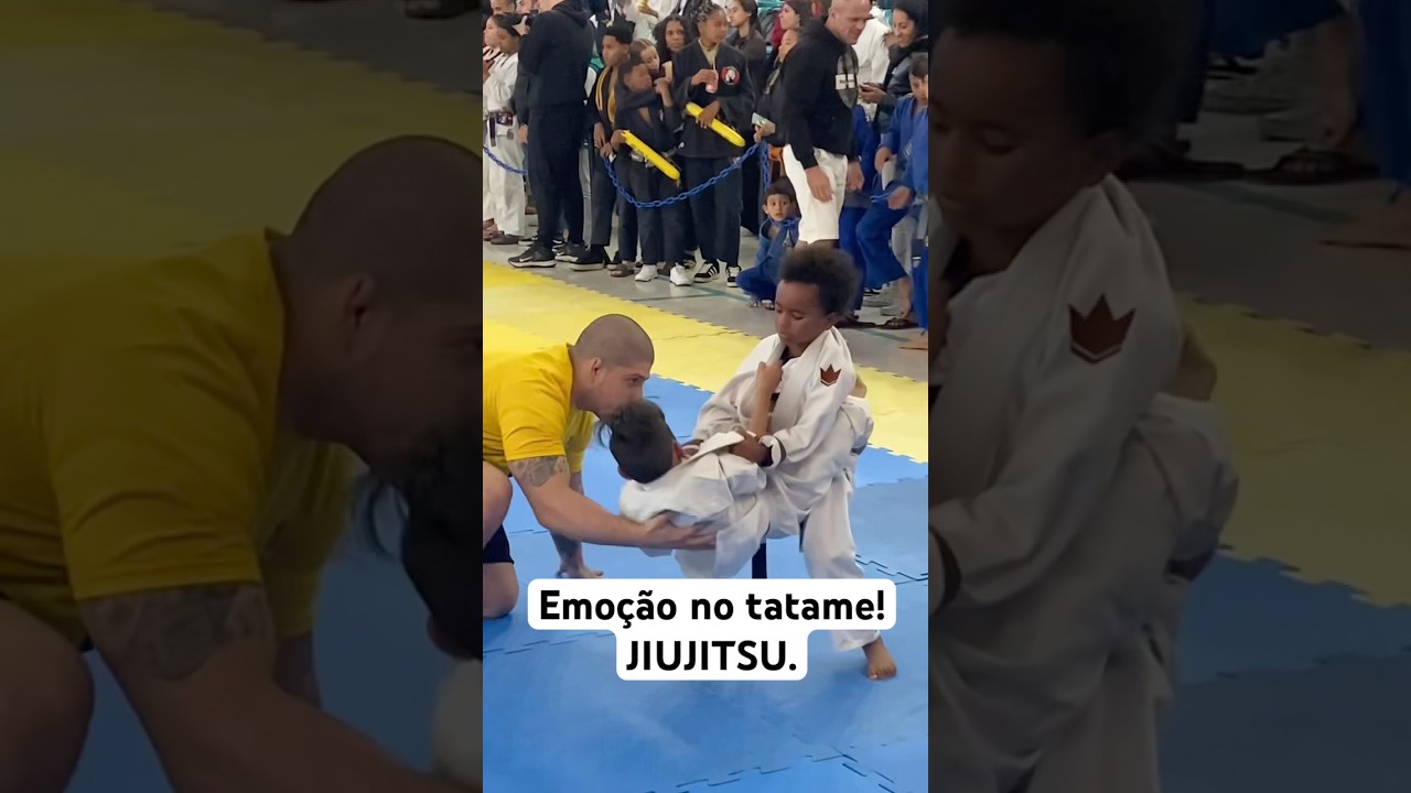 Coração bateu acelerado, emoção no tatame. Jiujitsu! 