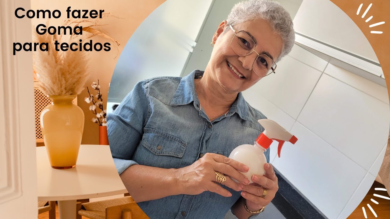 COMO fazer GOMA  para TECIDO