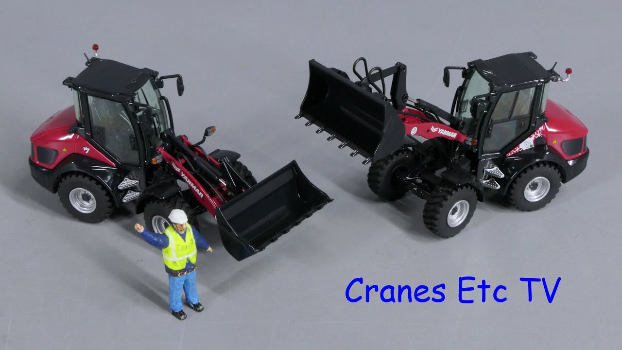 Колесные погрузчики NZG Yanmar Y7 и Y8e от Cranes Etc TV
