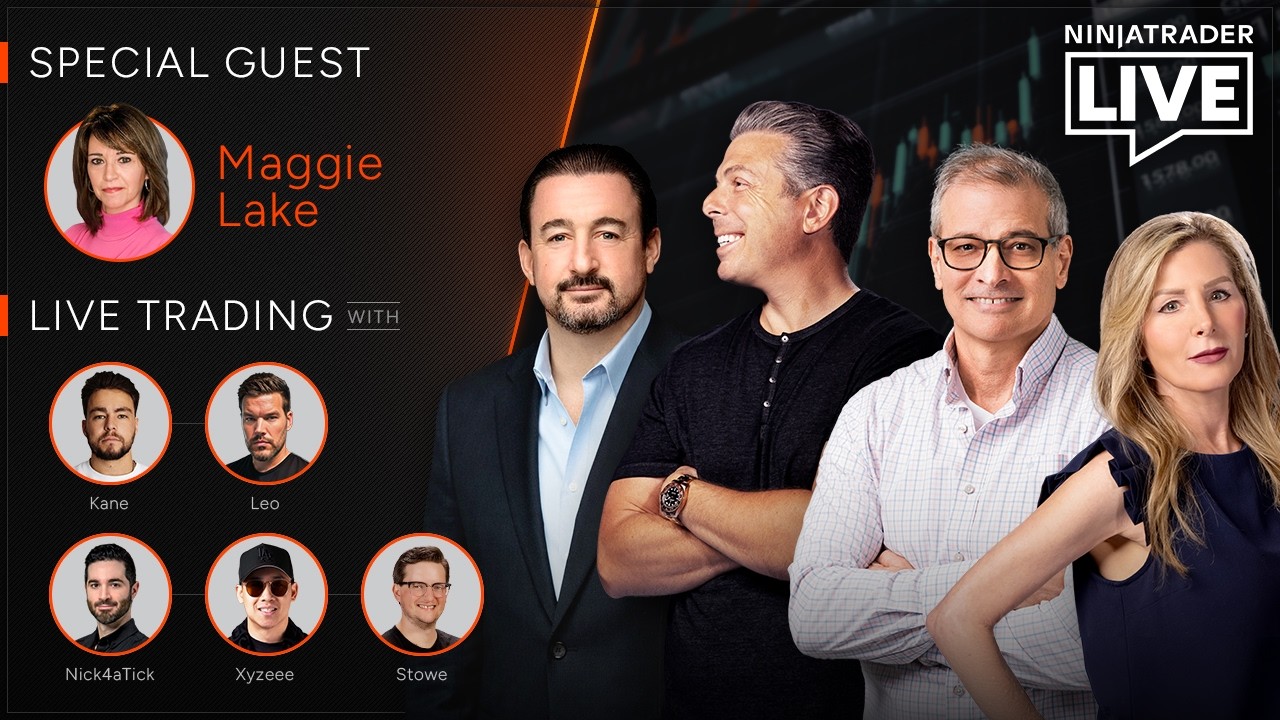 NinjaTrader Live | Trading + Analysis w/ Maggie Lake, Kane + Leo, & XY + Nick + Stowe (3/11/26)