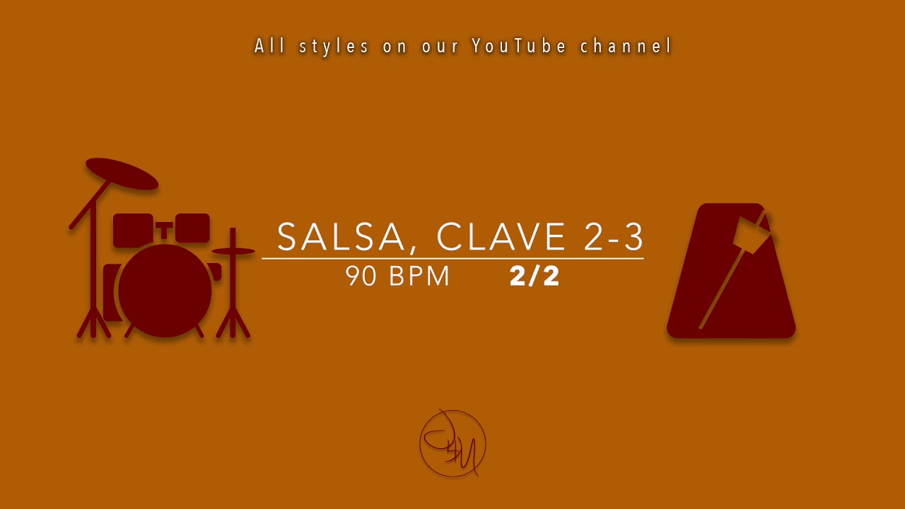 Metronome. Salsa, clave 2-3 90bpm 2:2