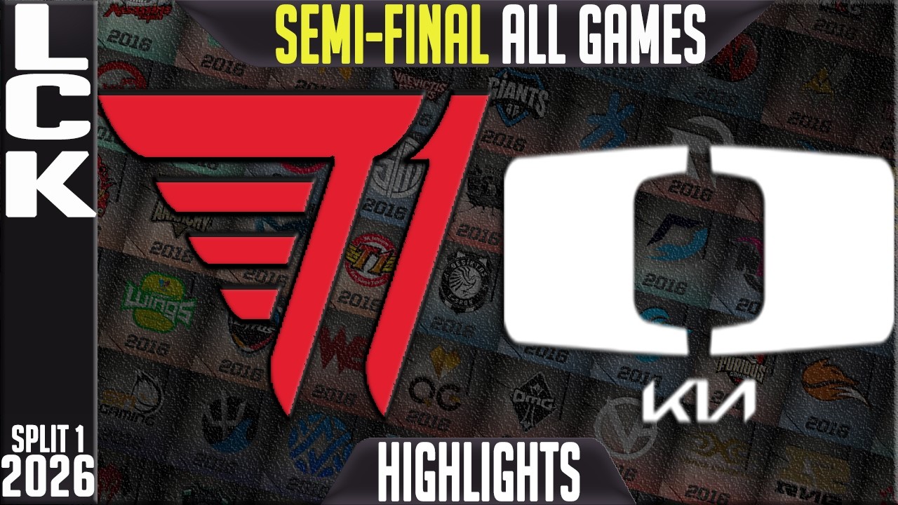 T1 vs DK Highlights ALL GAMES | LCK Playoffs Semifinal 2026 | T1 vs Damwon KIA