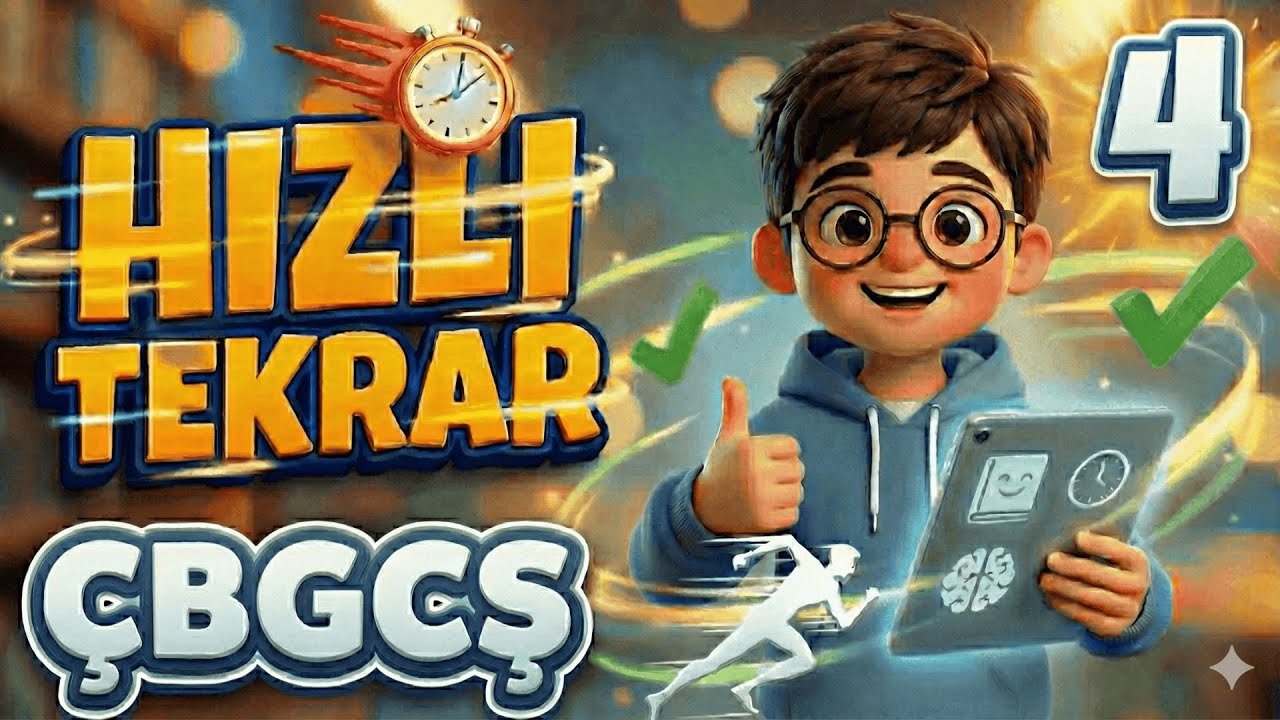 1.Sınıf Hızlı Tekrar-4 | ÇBGCŞ