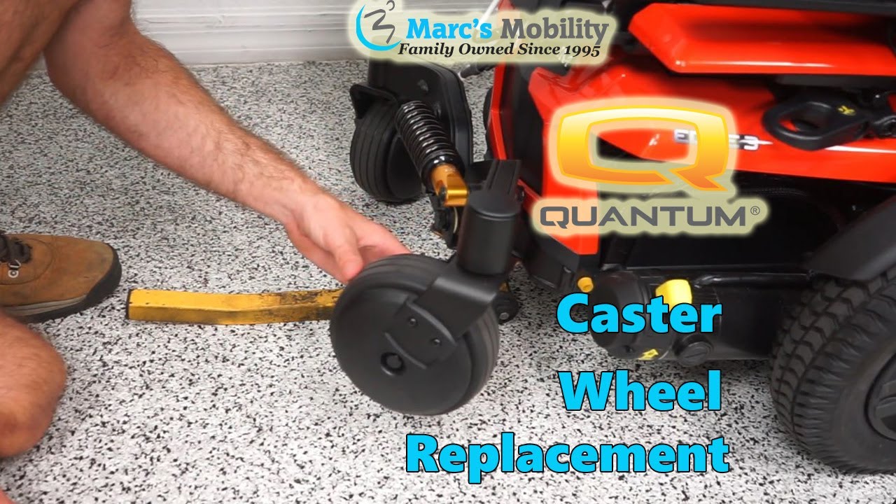 How to Change the Caster Wheels on a Quantum Powerchair