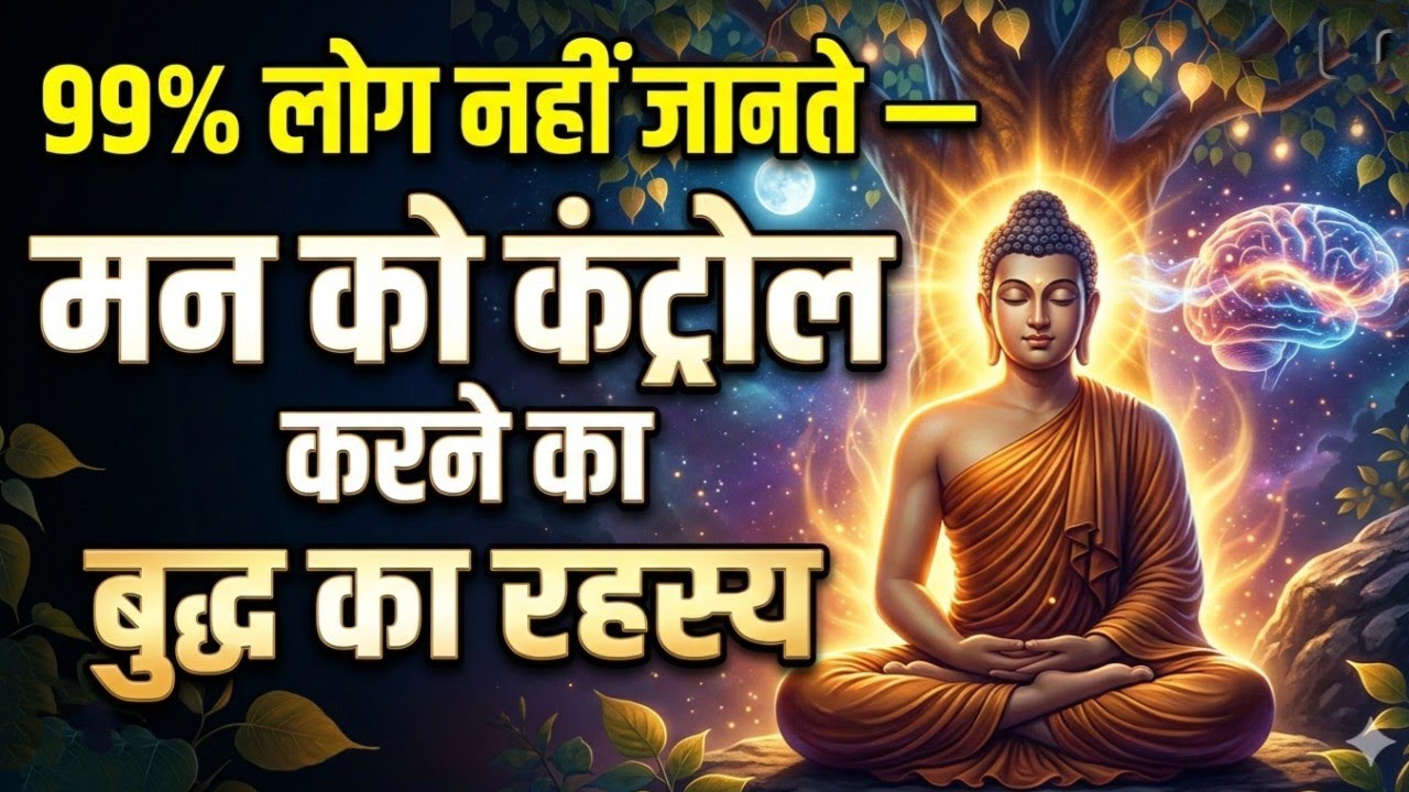 “99% लोग नहीं जानते — मन को कंट्रोल करने का बुद्ध का रहस्य”