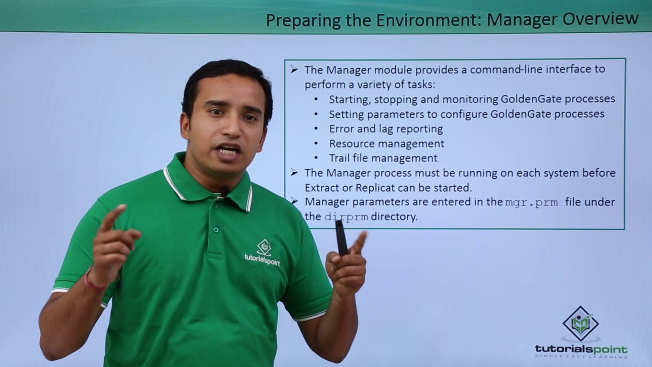 Oracle GoldenGate - Configuration Manager