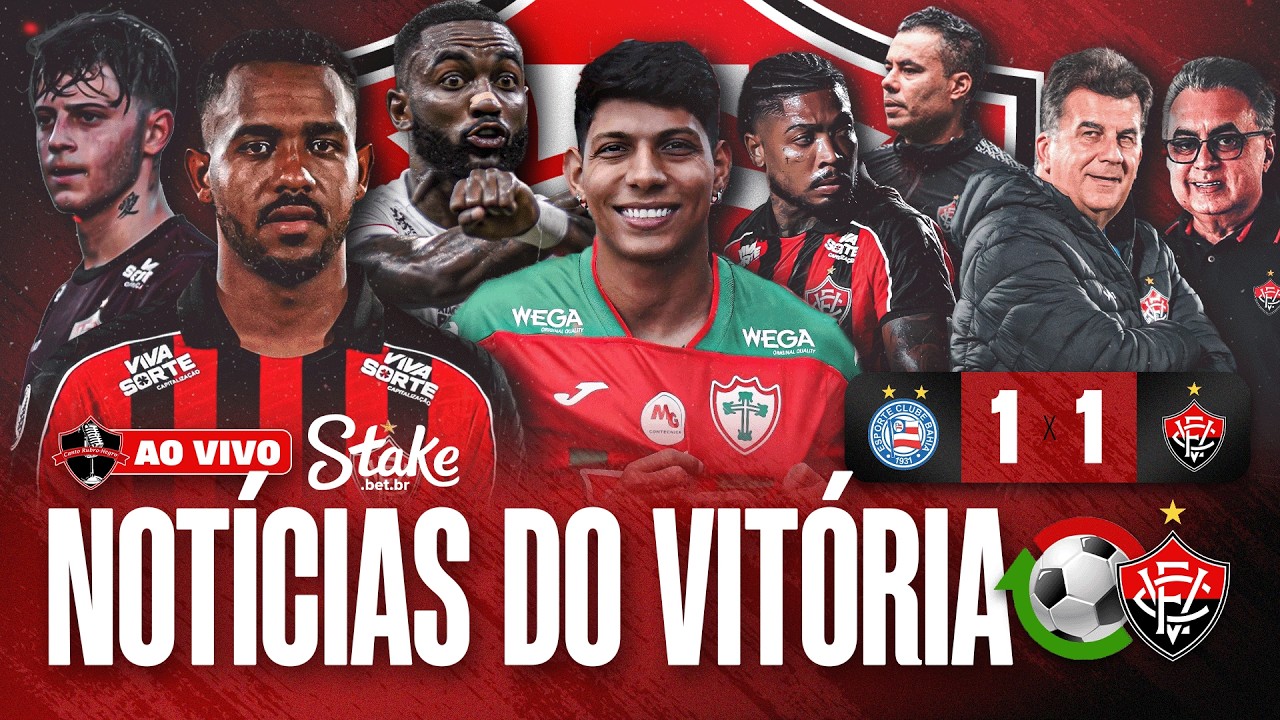 [AO VIVO] VOLANTE ZÉ VITOR CHEGANDO, PÓS-BAVI, NOTÍCIAS DOS LESIONADOS E VITÓRIA NO MERCADO DA BOLA