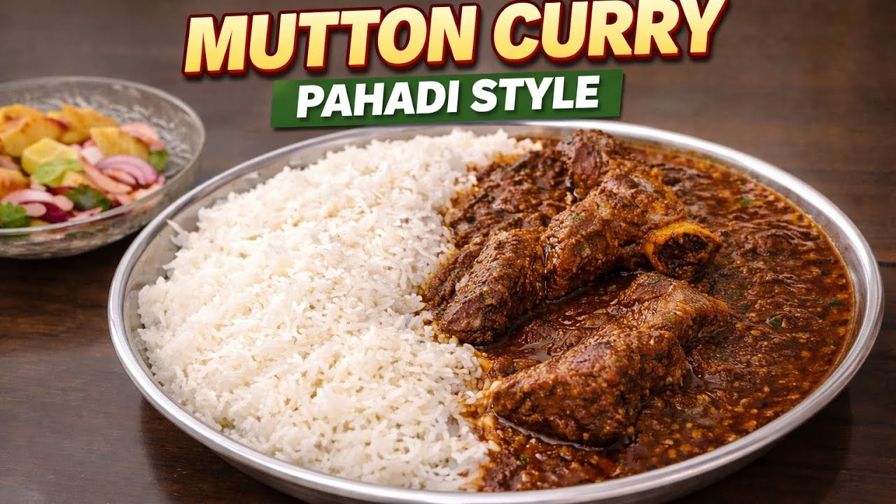 Mutton Curry Pahadi Style | Desi Taste | Ranapahadi30