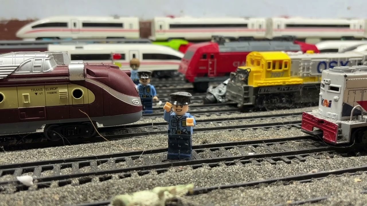 AWESOME LEGO TRAINS SET LEGO RAILWAYS FAILS