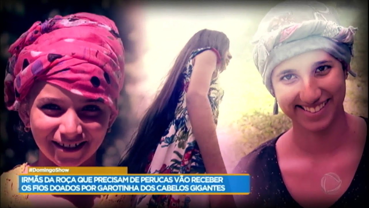 Rapunzel brasileira doa cabelo para irmãs que precisam de peruca