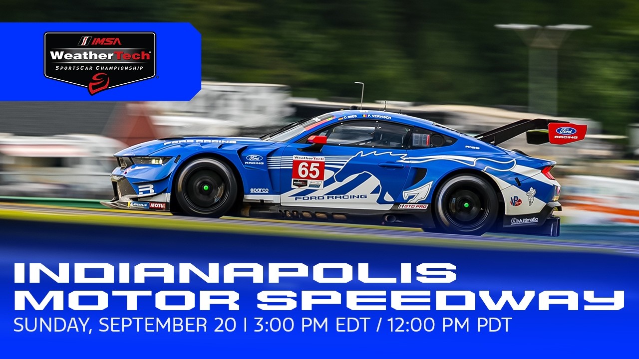 Ford Mustang GT3 Onboard Cam | IMSA Indianapolis Motor Speedway | Ford Racing