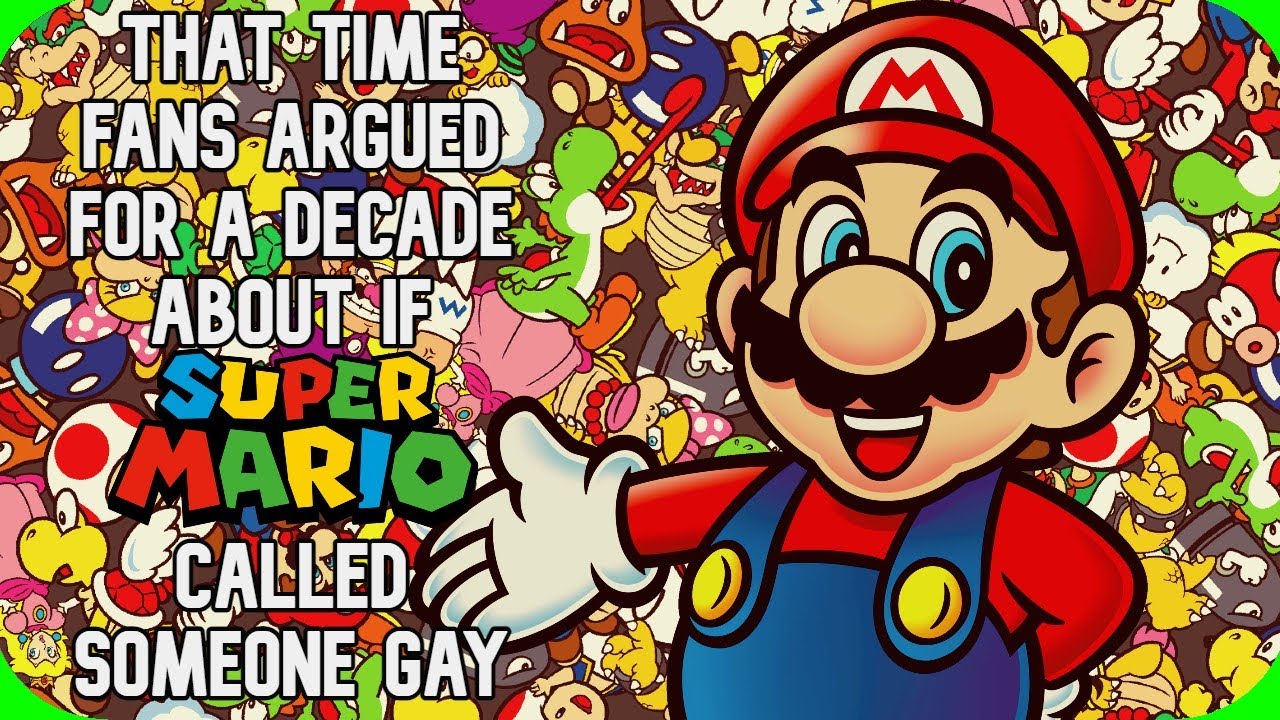 Fact Fiend - That Time Fans Argued For a Decade About if Super Mario Called Someone Gay