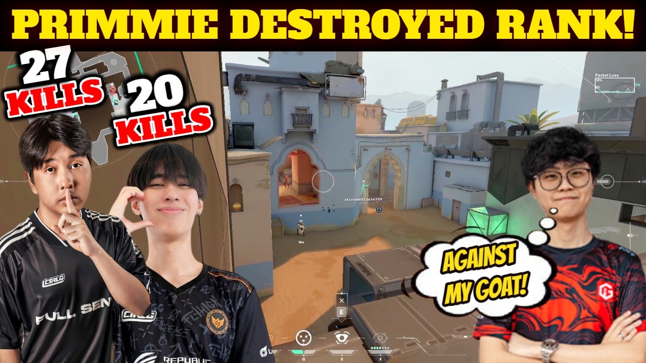 FS Primmie Duo With Foxz & Drops 27 Bombs Against inf & esmon1 in Rank | Valorant